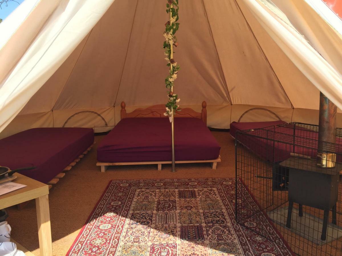 Bell Tent Glamping At Royal Victoria Country Park Саутгемптон Екстер'єр фото